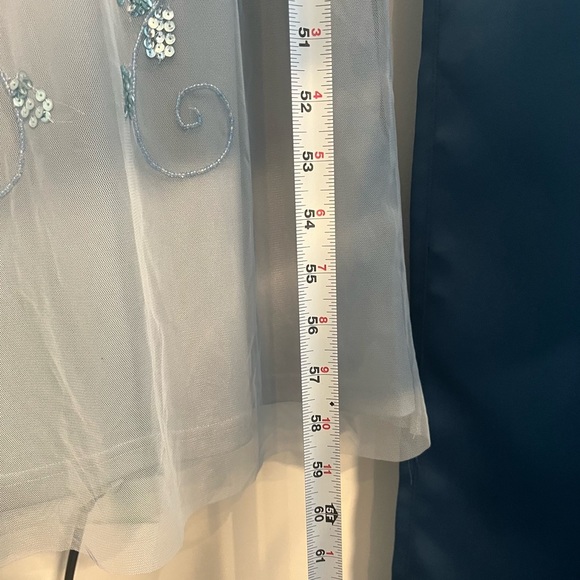 𝅺NWT Adrianna Papell Papell Studio Beaded Long Dress size 8 - Picture 6 of 7